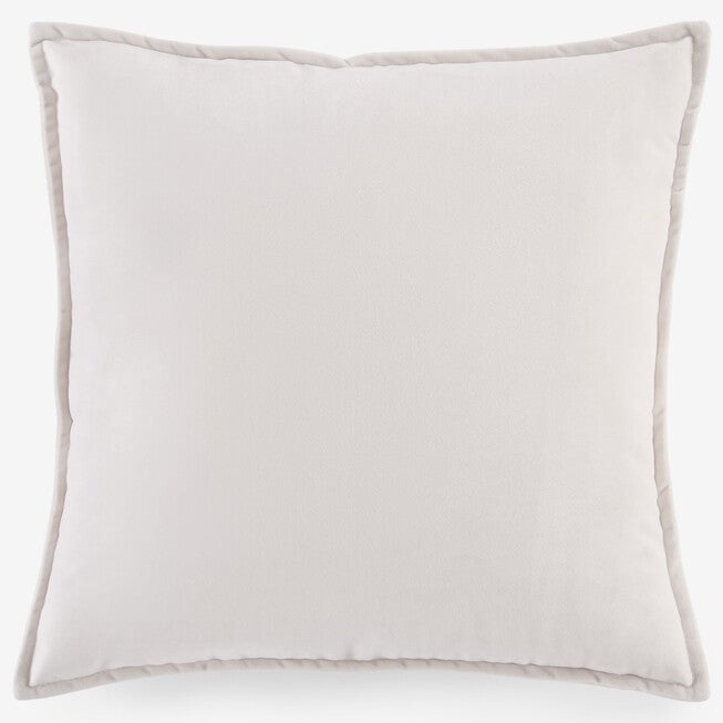 BH Studio 20 inchesSq. Velvet Pillow Cover, IVORY, hi-res image number 0