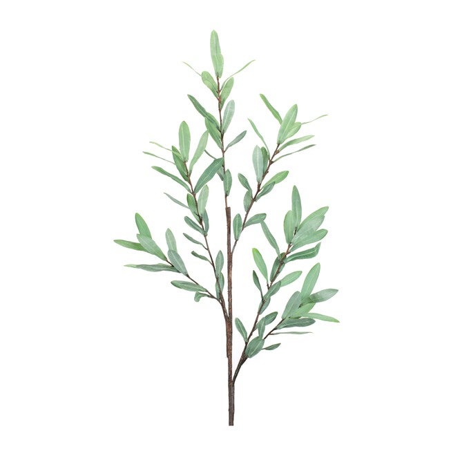 Olive Leaf Twig Branch (Set of 2), GREEN, hi-res image number 0