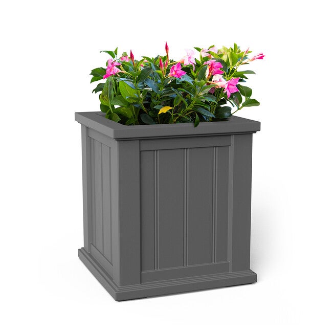 Cape Cod 16x16 Square Planter, GRAPHITE GREY, hi-res image number 0