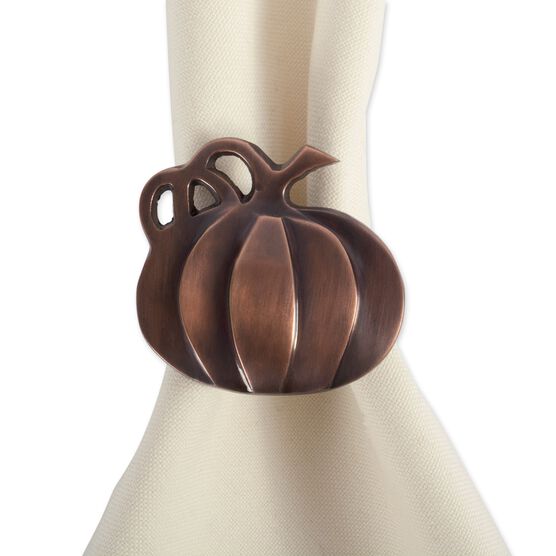 Harvest Pumpkin Napkin Ring, Set of 6, , alternate image number null