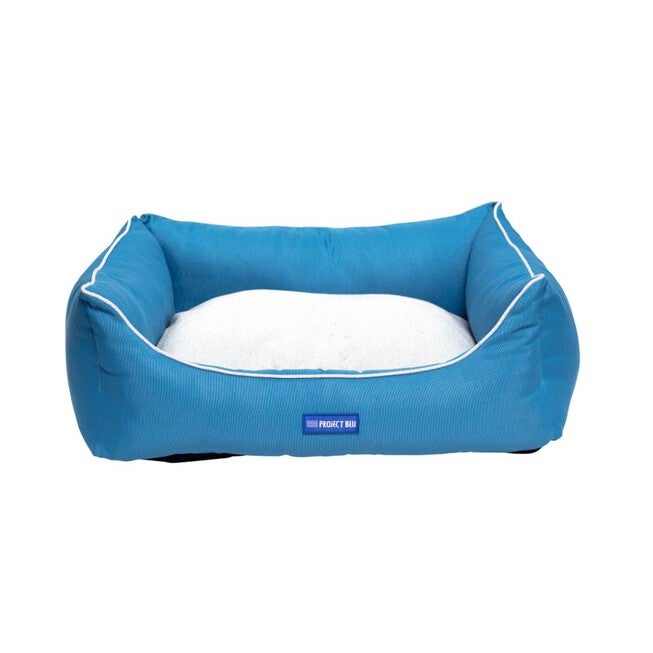 Marlin Eco-Fabric Mattress Dog Bed, LIGHT BLUE, hi-res image number 0