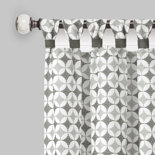 Callie Cuff Tab Top Window Curtain Panel - 52x63, , alternate image number null