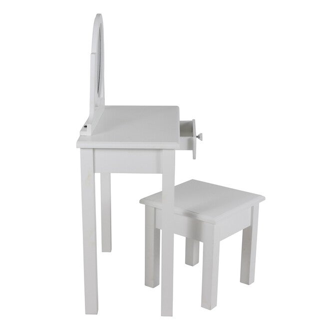 White Vanity with Mirror , , on-hover image number null