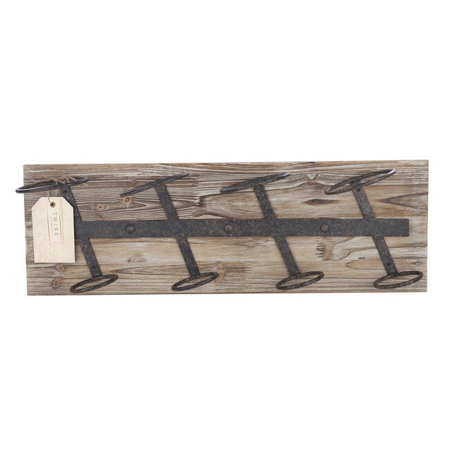Metal And Wood Wine Rack, , alternate image number null
