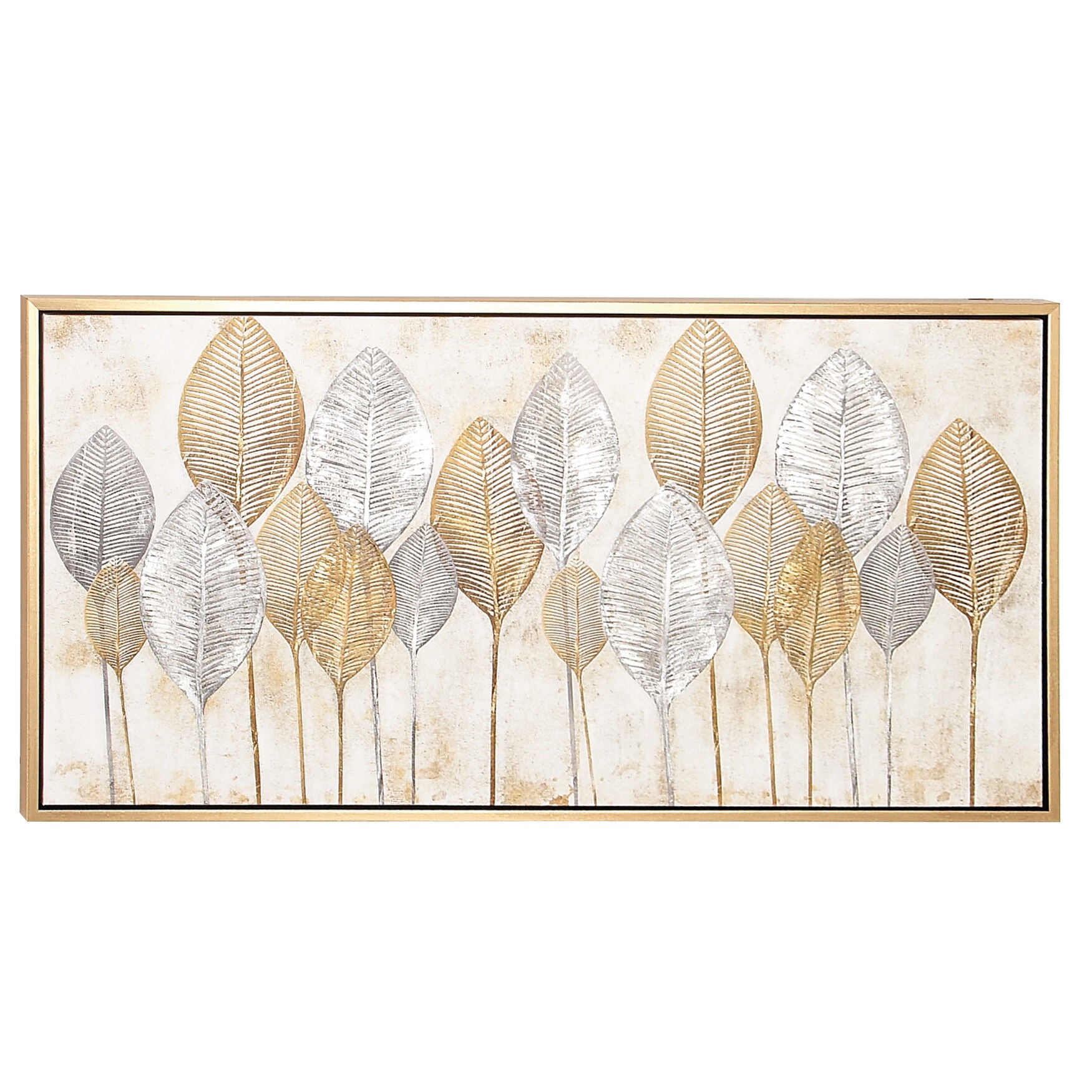 Cosmoliving By Cosmopolitan Brown Canvas Wall Art Framed Wall Art, BROWN, hi-res image number 0
