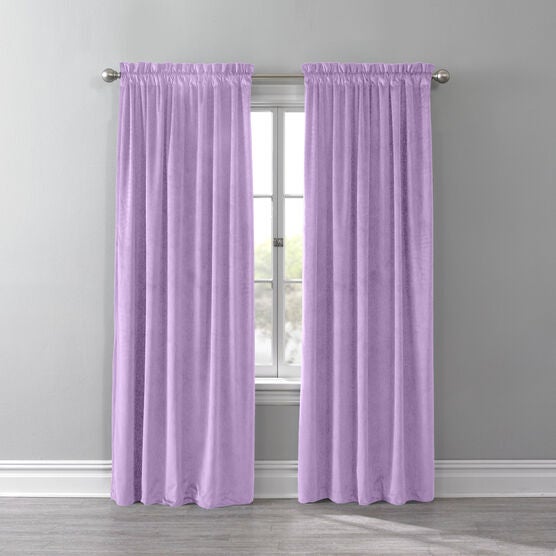 BH Studio Velvet Rod-Pocket Panel, PURPLE, hi-res image number null