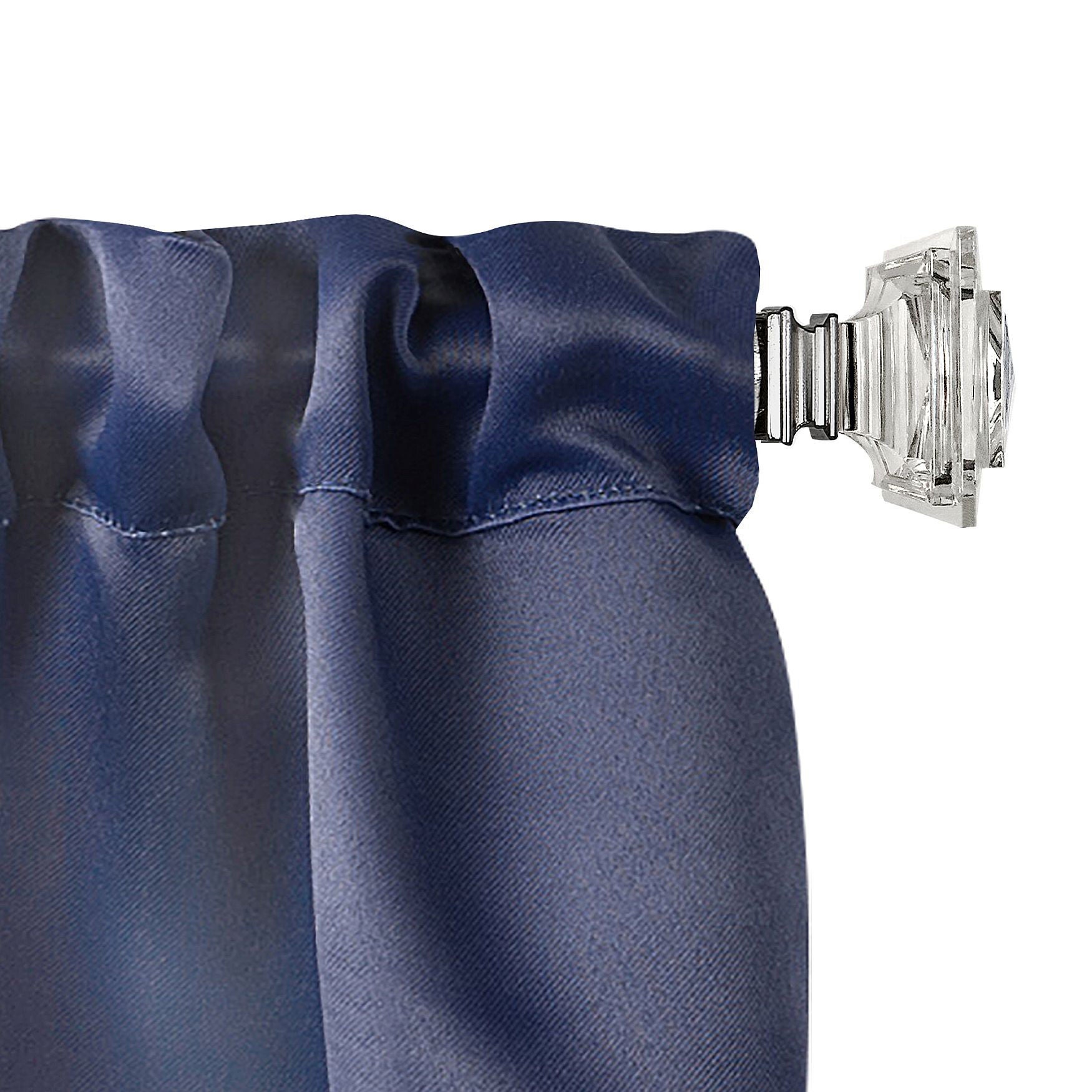 Innovative Decorative Room Darkening Wrap Around Rod & Finial 48-86, , alternate image number 10