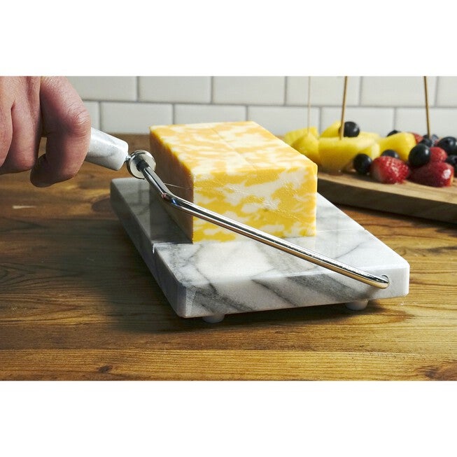 White Marble Cheese Slicer, , alternate image number null