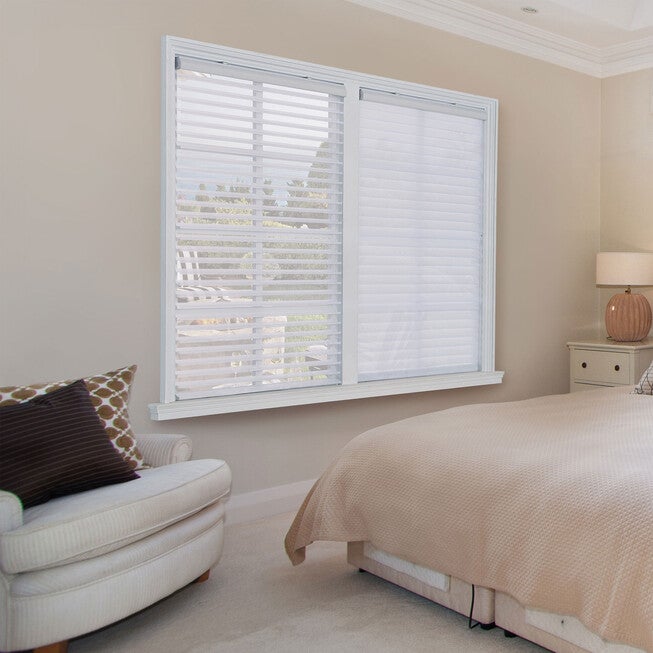 Horizontal Sheer Shade, WHITE, hi-res image number null