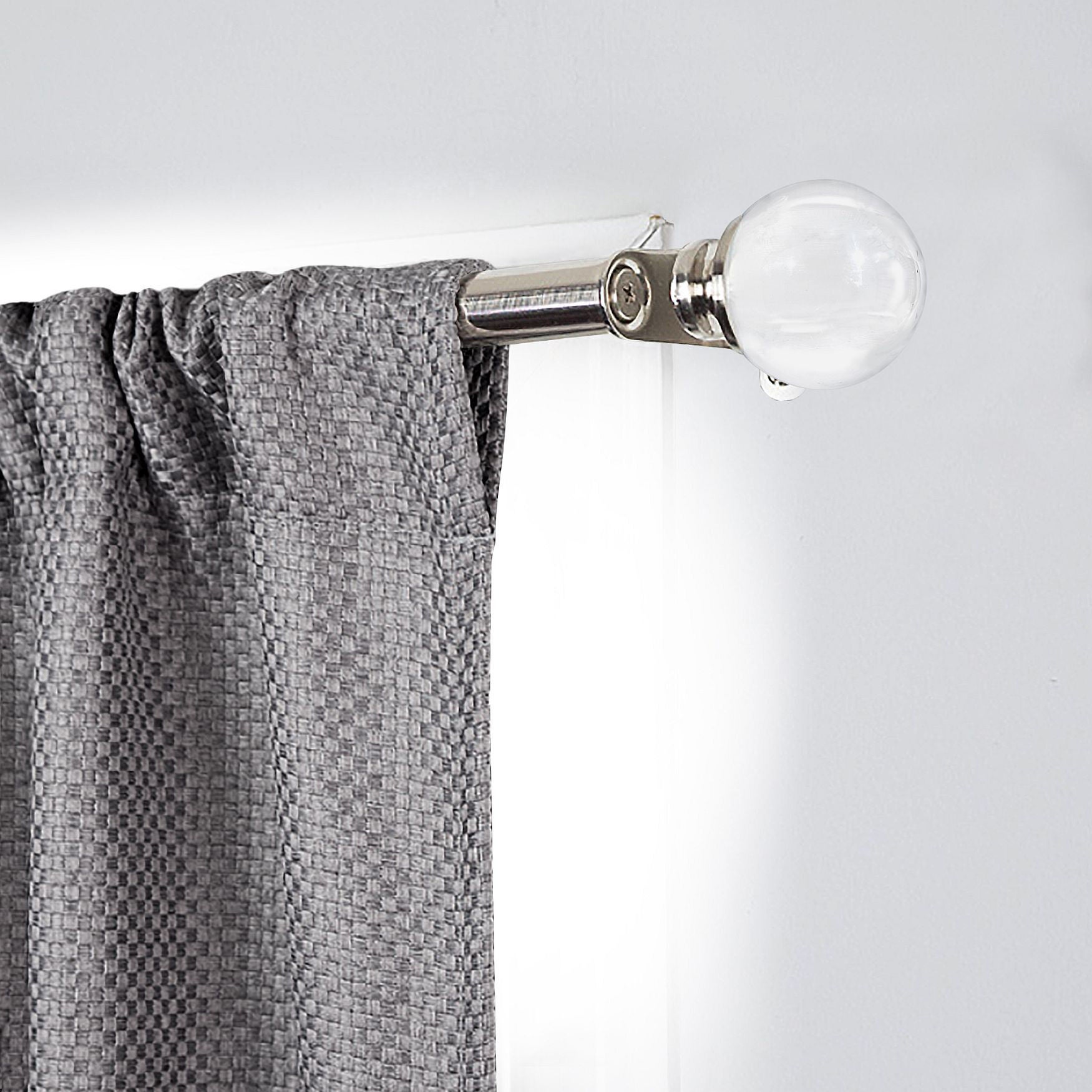 Innovative Decorative Room Darkening Wrap Around Rod & Finial 66-120, , alternate image number 13