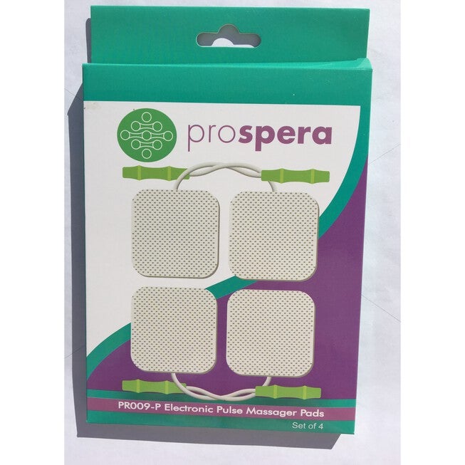 Electronics Pulse Massager Refill Pads (4), WHITE, hi-res image number 0
