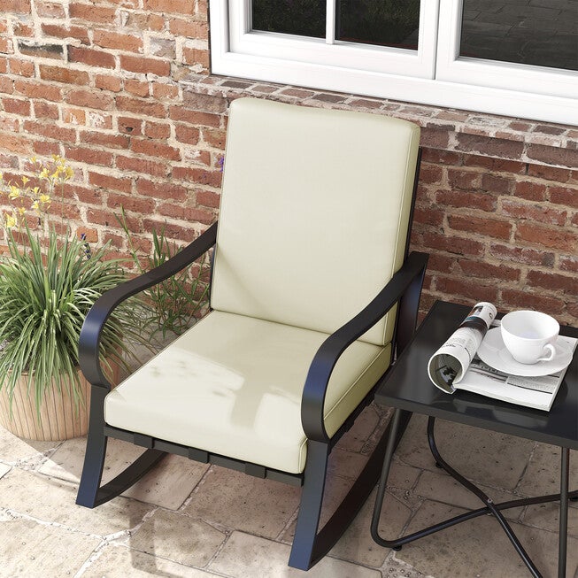 3-Piece Rocking Chair Set With Matching End Table, , alternate image number null