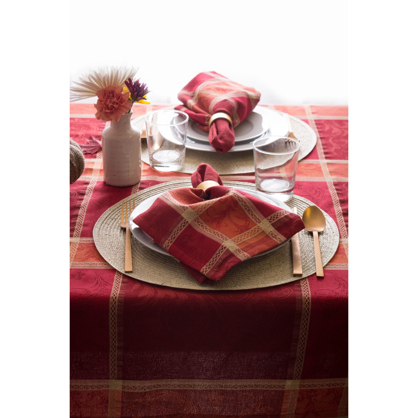 Harvest Wheat Jacquard Napkin, Set of 6, , alternate image number 5