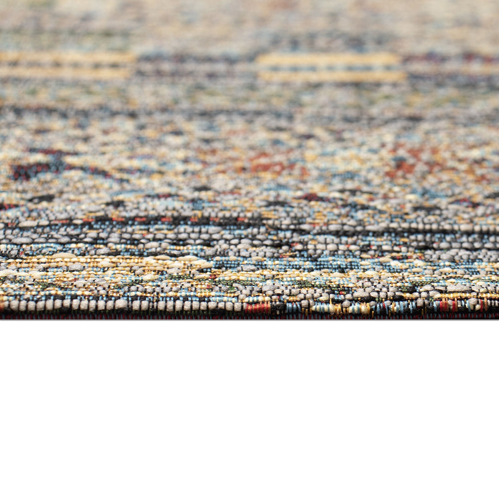 Liora Manne Marina Tribal Stripe Indoor/Outdoor Area Rug Black 8 feet 10 inches x 11 feet 9 inches, , alternate image number 7