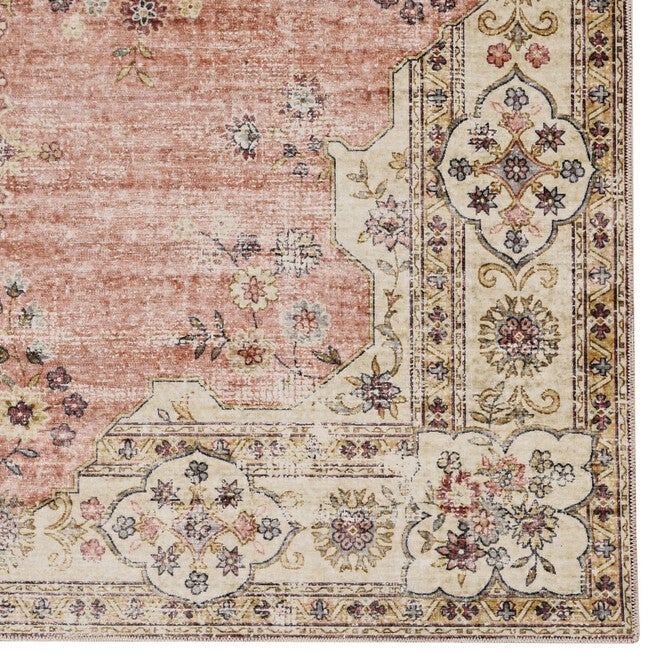 Washable Blanton Pink/Ivory Rug, , alternate image number 3