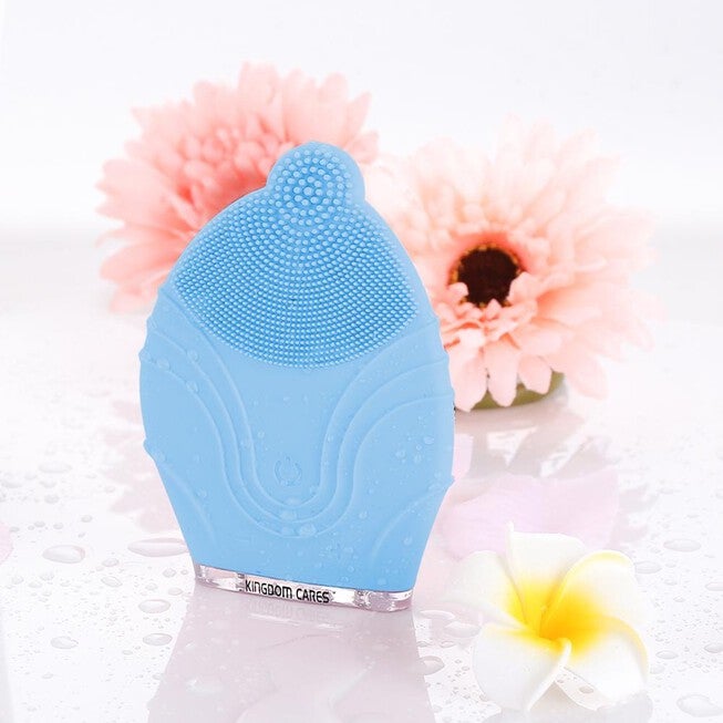 Kingdom Soft Silicone Facial Massager, BLUE, hi-res image number null
