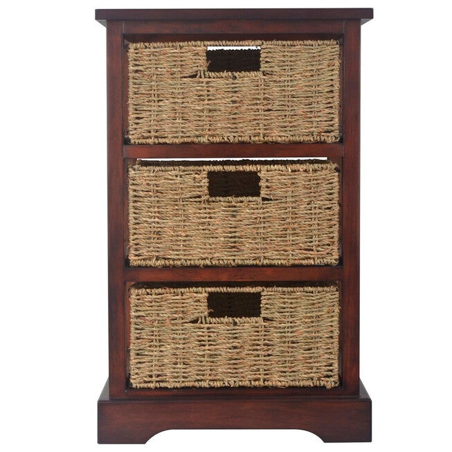 Willow Wicker Chest, CHERRY, hi-res image number null
