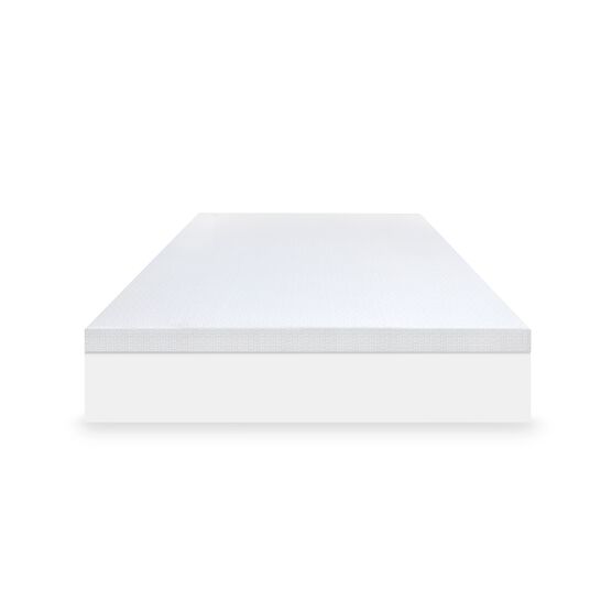 SensorPEDIC SensorCOOL 4-Inch Elite Cooling Gel-Infused Memory Foam Mattress Topper, WHITE, hi-res image number null