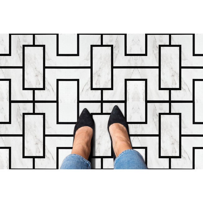 Retro 12x12 Self Adhesive Vinyl Floor Tile - Affinity - 20 Tiles/20 sq. ft., , alternate image number null