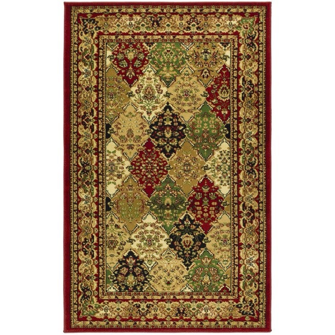 Lyndhurst 221 Multi / Red 3'-3 inches X 5'-3 inches Small Rectangle Rug, MULTI RED, hi-res image number 0