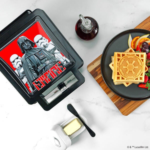 Star Wars Darth Vader Storm Trooper Deluxe Waffler, BLACK, hi-res image number 0
