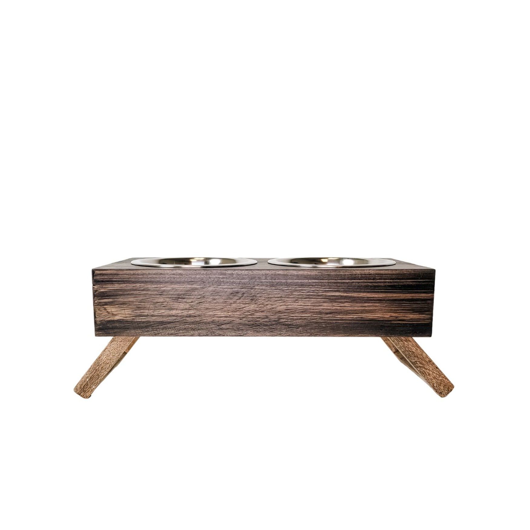 Eco-Friendly Elevated Dog Wood Feeder, , alternate image number 2