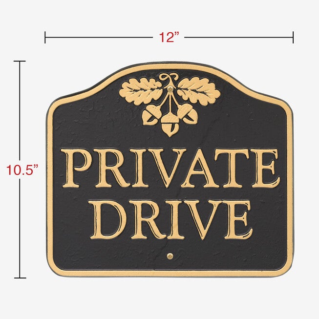 Private Drive Sign, , on-hover image number 1
