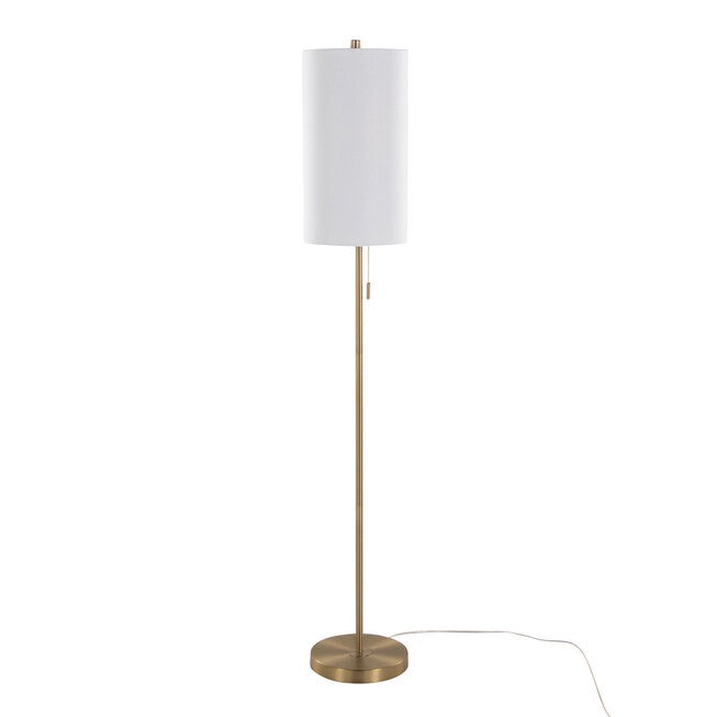 Bounty 62 inches Metal Floor Lamp, GOLD WHITE, hi-res image number null