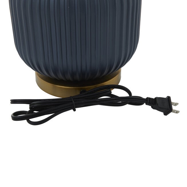 Blue Transitional Table Lamp, , alternate image number null