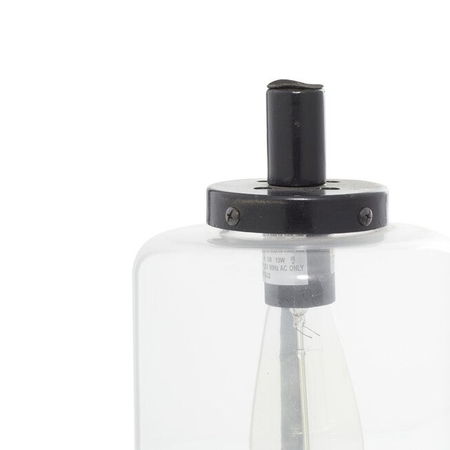 Black Metal Traditional Table Lamp, , alternate image number 6