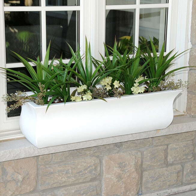 Valencia 3' Window Box, WHITE, hi-res image number null