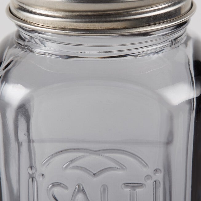 Retro Glass Salt & Pepper Set - Gray, , alternate image number 4