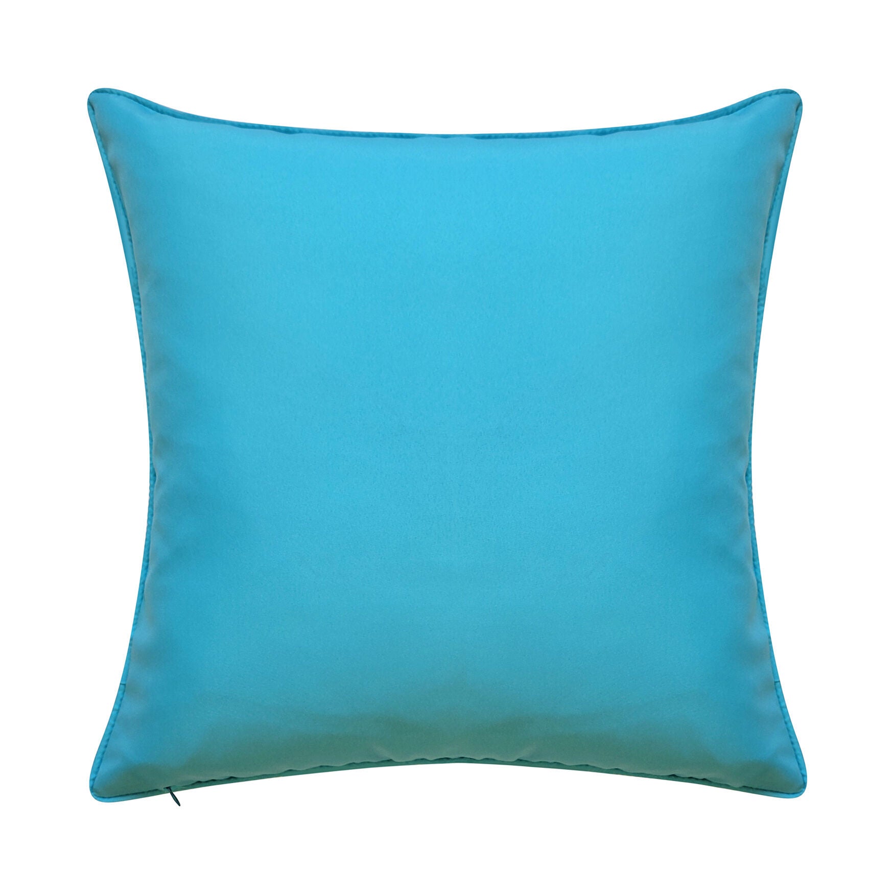 Indoor/Outdoor Embroidered Starfish Decorative Throw Pillow 18X18, Blue, , on-hover image number 1