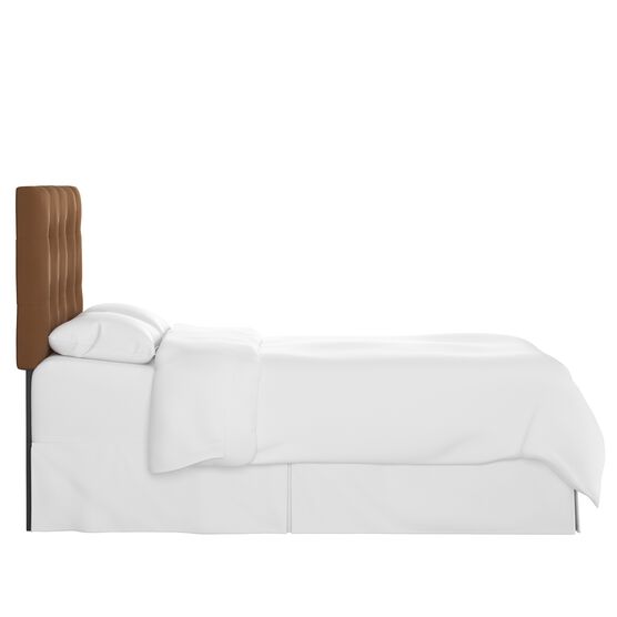 Microsuede Tufted Headboard, , alternate image number null