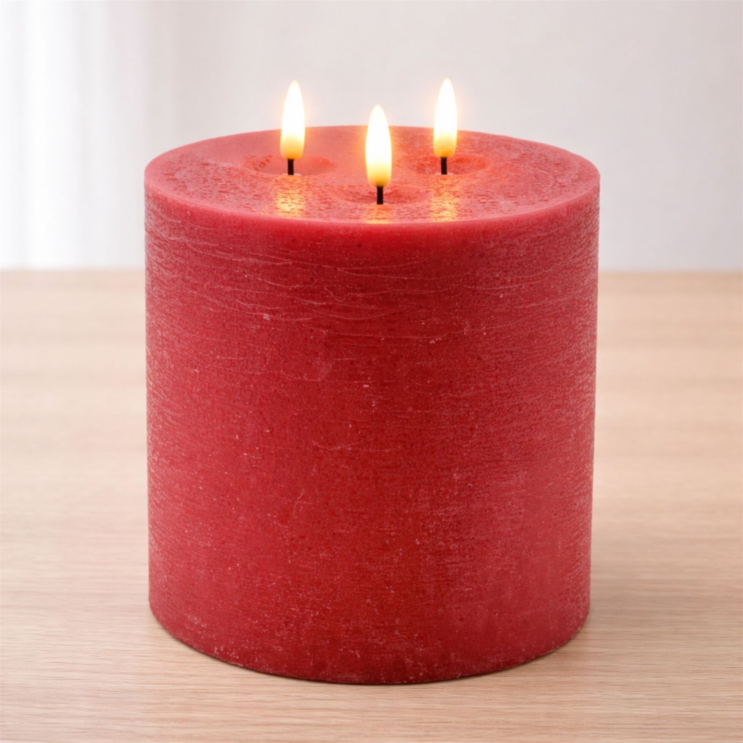 FIA Red Triple Wick Candle (Set of 2), RED, alternate image number 1