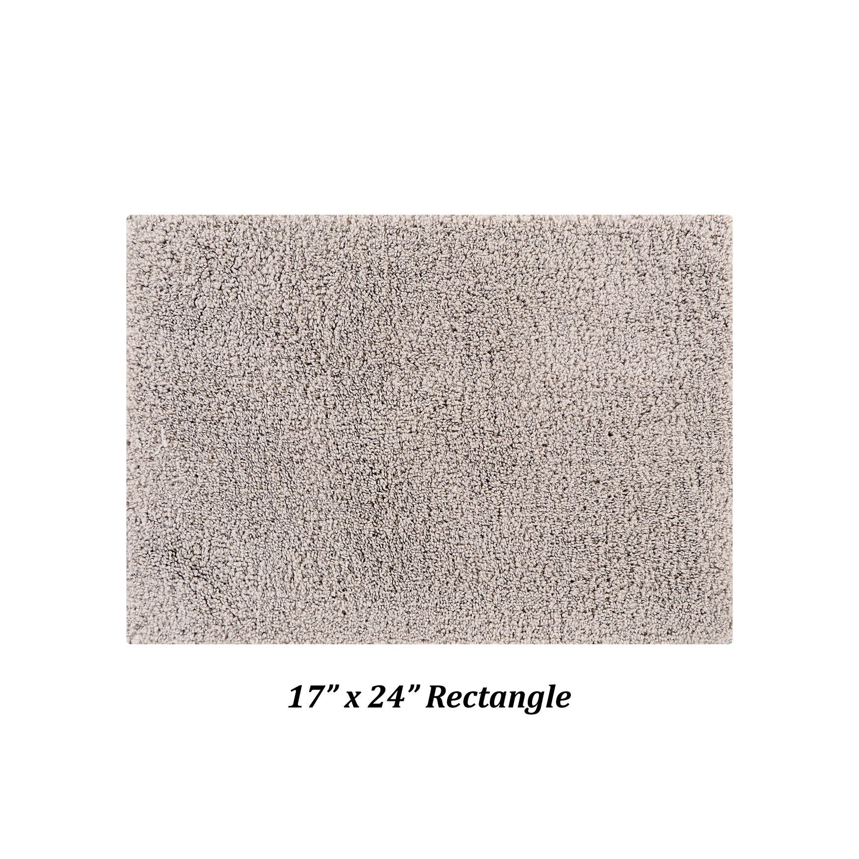 Micro Plush Collection 100% Polyester 17 inches X 24 inches Rectangle Bath Rug, , on-hover image number 1