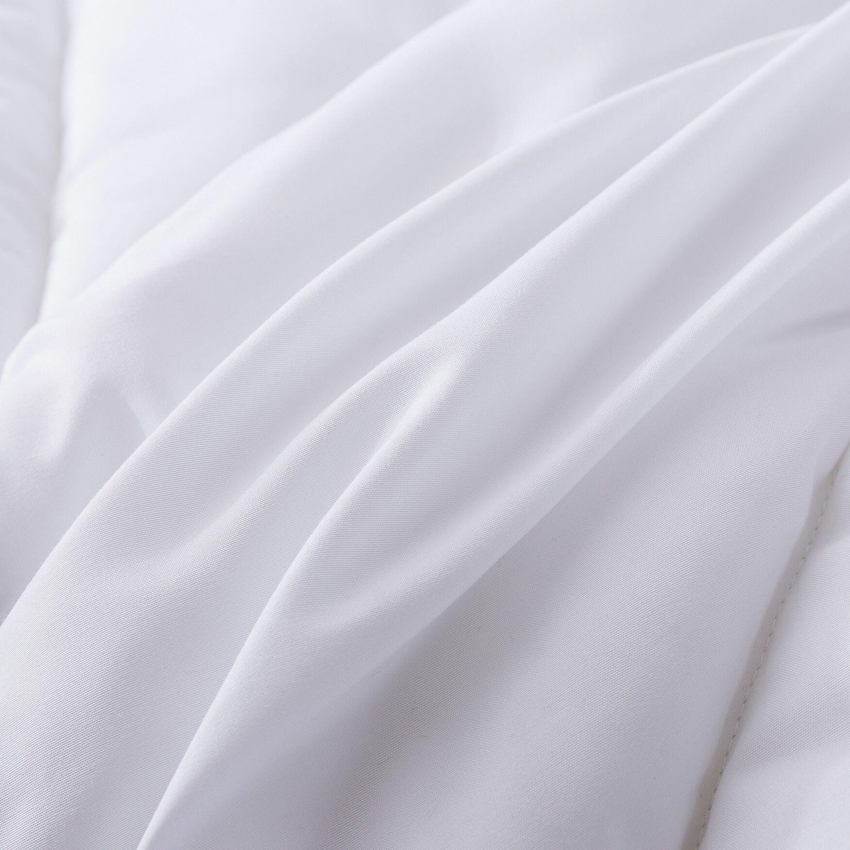 Chevron Stitch Down Alternative Comforter, White, , alternate image number 7
