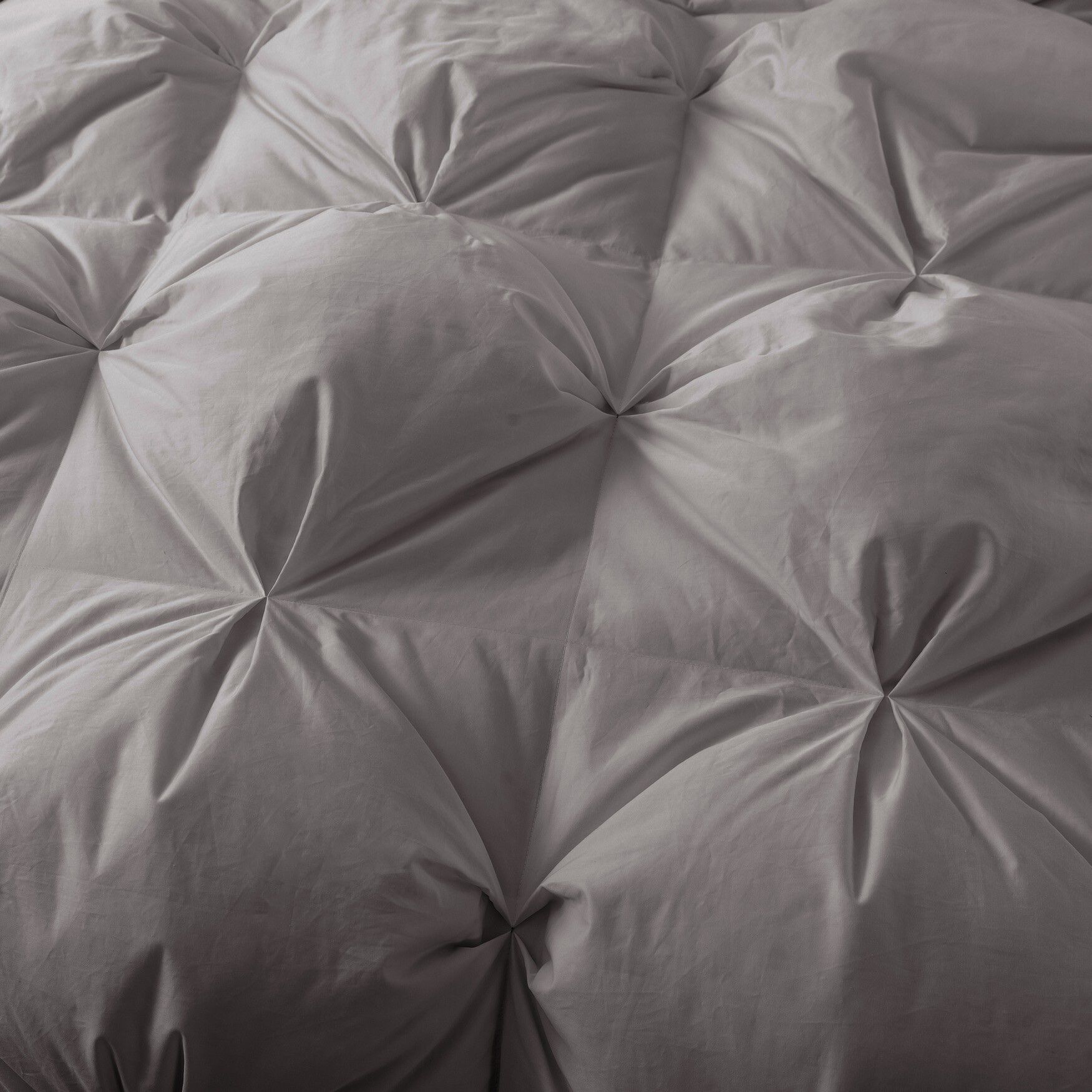 Pintuck Stitch White Duck Down Comforter, , alternate image number 4