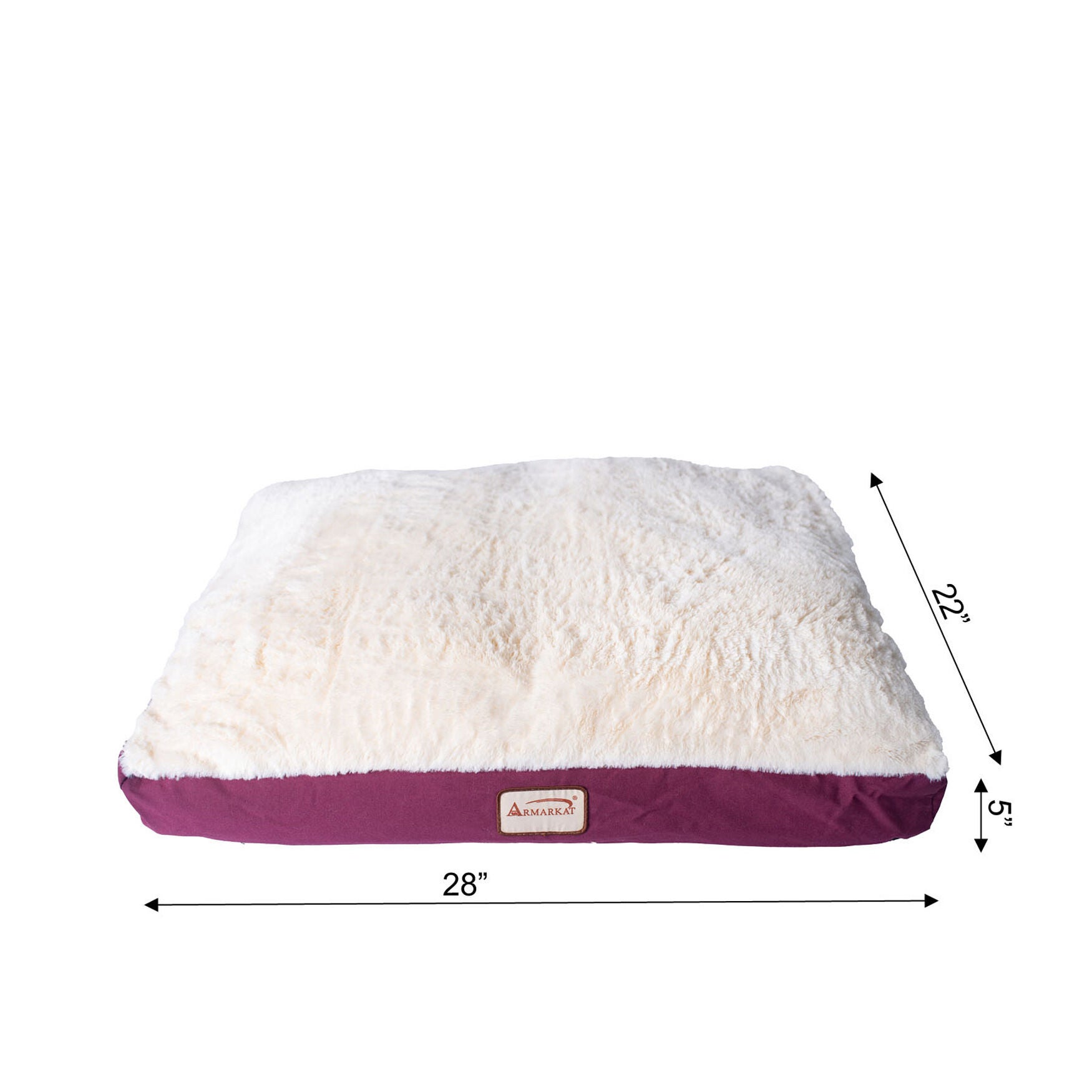 Medium Pet Bed, Dog Crate Mat With Poly Fill Cushion & Removable Cover, , alternate image number 3