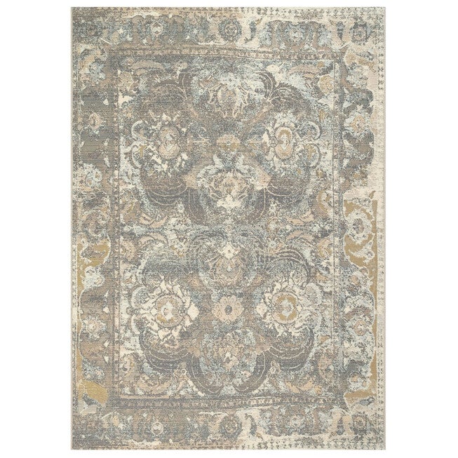 Liora Manne Marina Kashan Indoor/Outdoor Rug, GREY, hi-res image number null