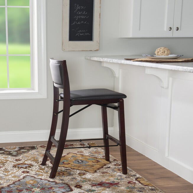 Keira Pad Back Folding Bar Stool, , alternate image number 7