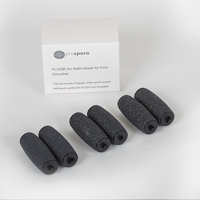 Refill Roller Heads For Foot Smoother, BLACK, hi-res image number 0