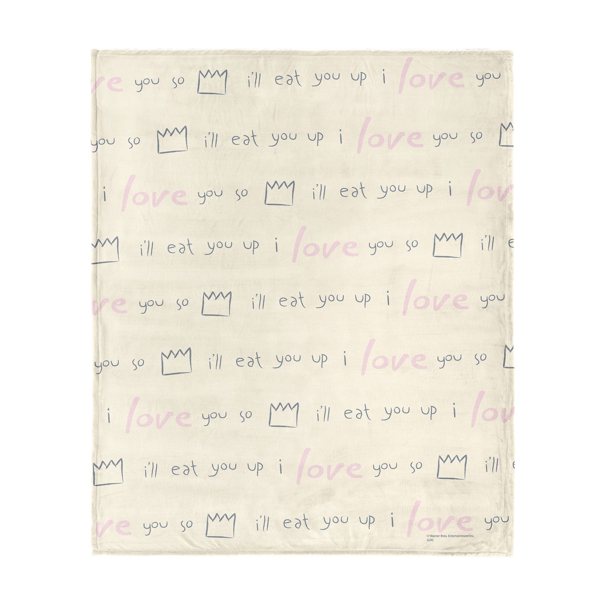 Warner Bros. Where the Wild Things Are We'll Eat You Up Silk Touch Throw Blanket 50x60 Inches, TAN, hi-res image number 0