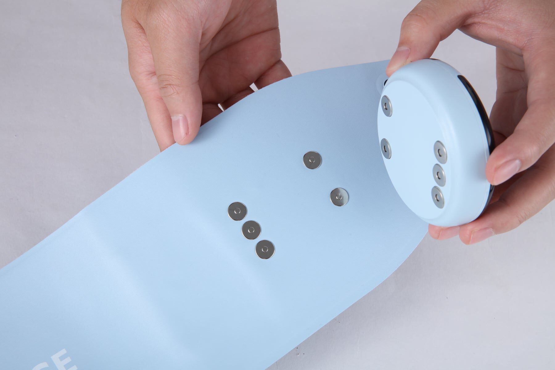 Prospera Hot Compress EMS Deep Massage Belt 8 modes 9 levels LCD Control, WHITE, alternate image number 6