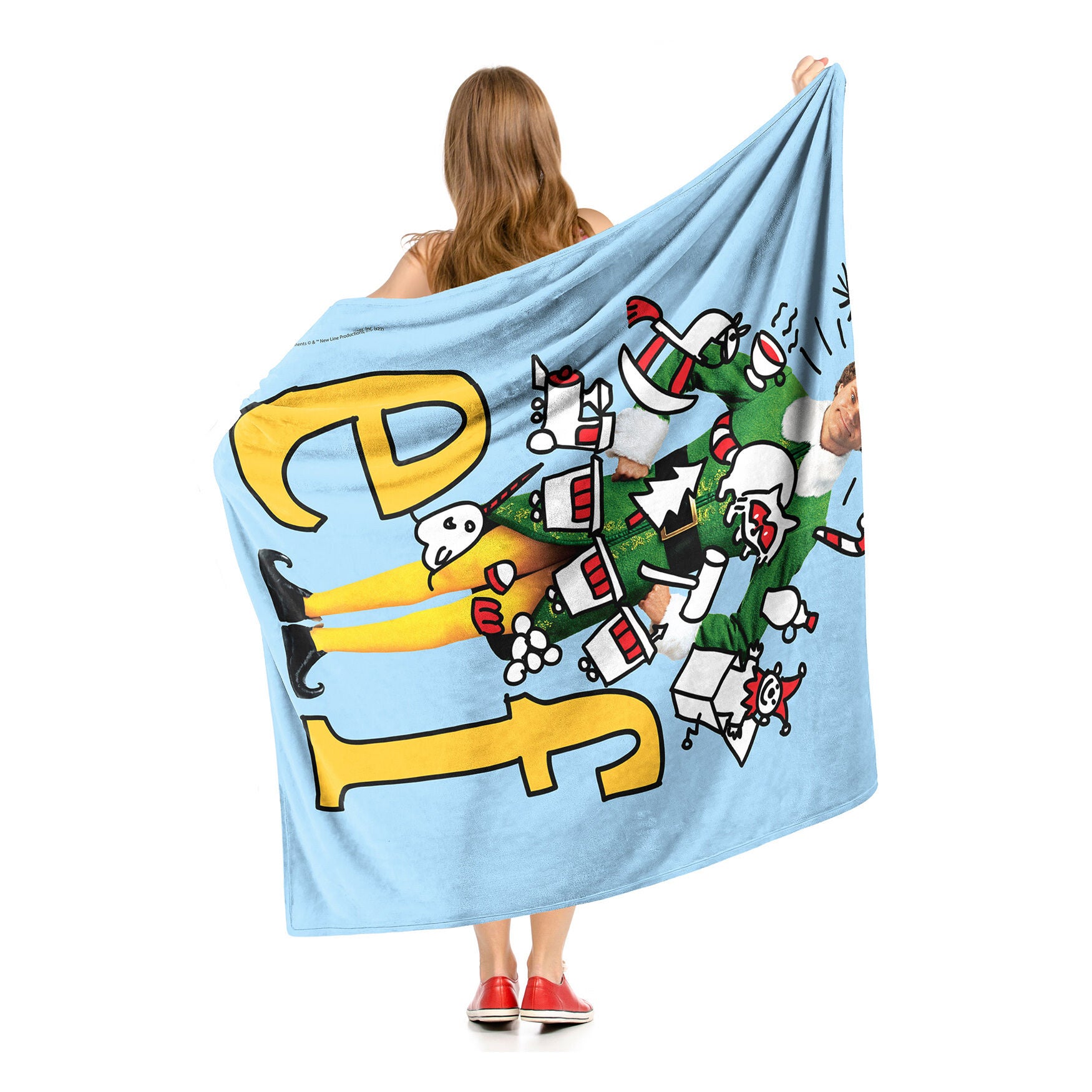 Wb Elf Montage Silk Touch Throw Blanket, , alternate image number 5