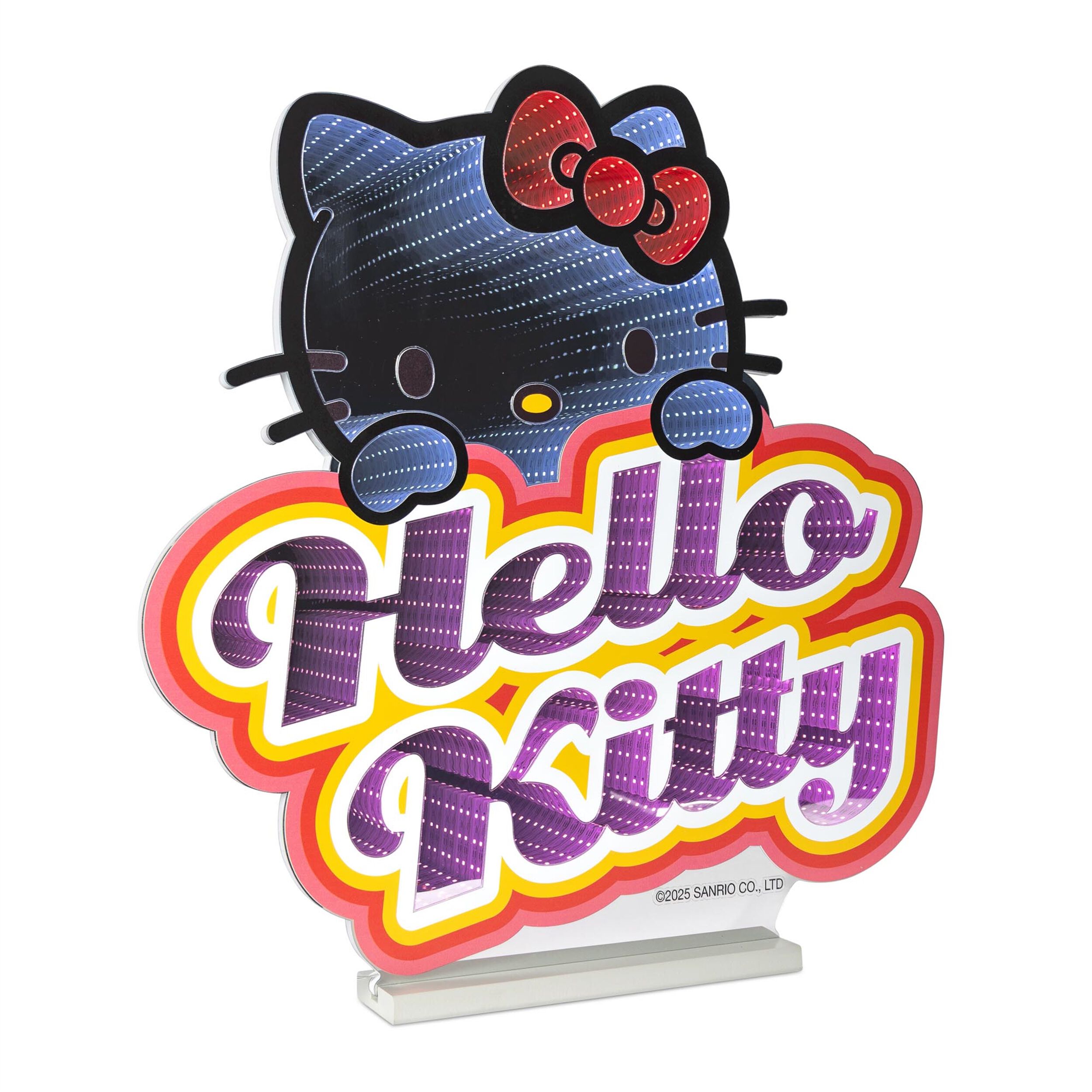 Hello Kitty&reg; Logo Ekkolight 24 inchesH, PINK WHITE RED, hi-res image number 0