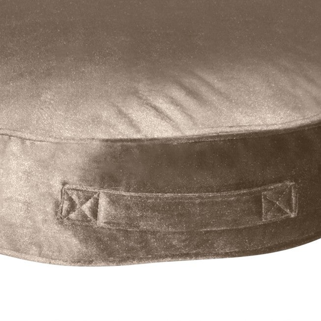 Panne Velvet Round Floor Pillow , , alternate image number null