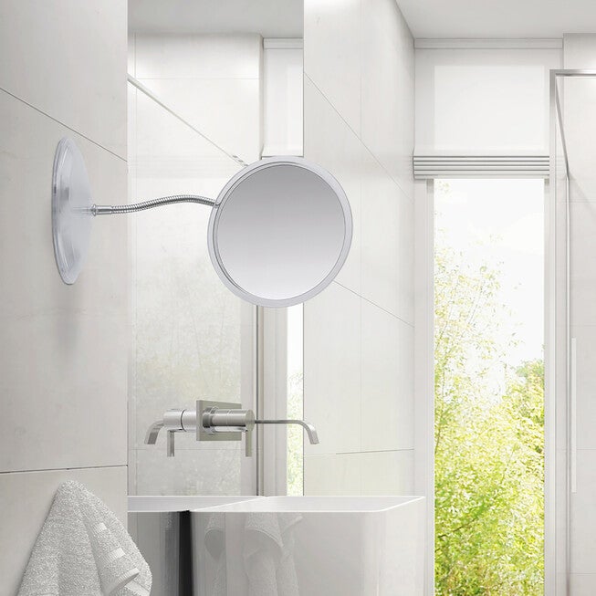 Gooseneck Vanity/Wall Mount Mirror 7X, , alternate image number null