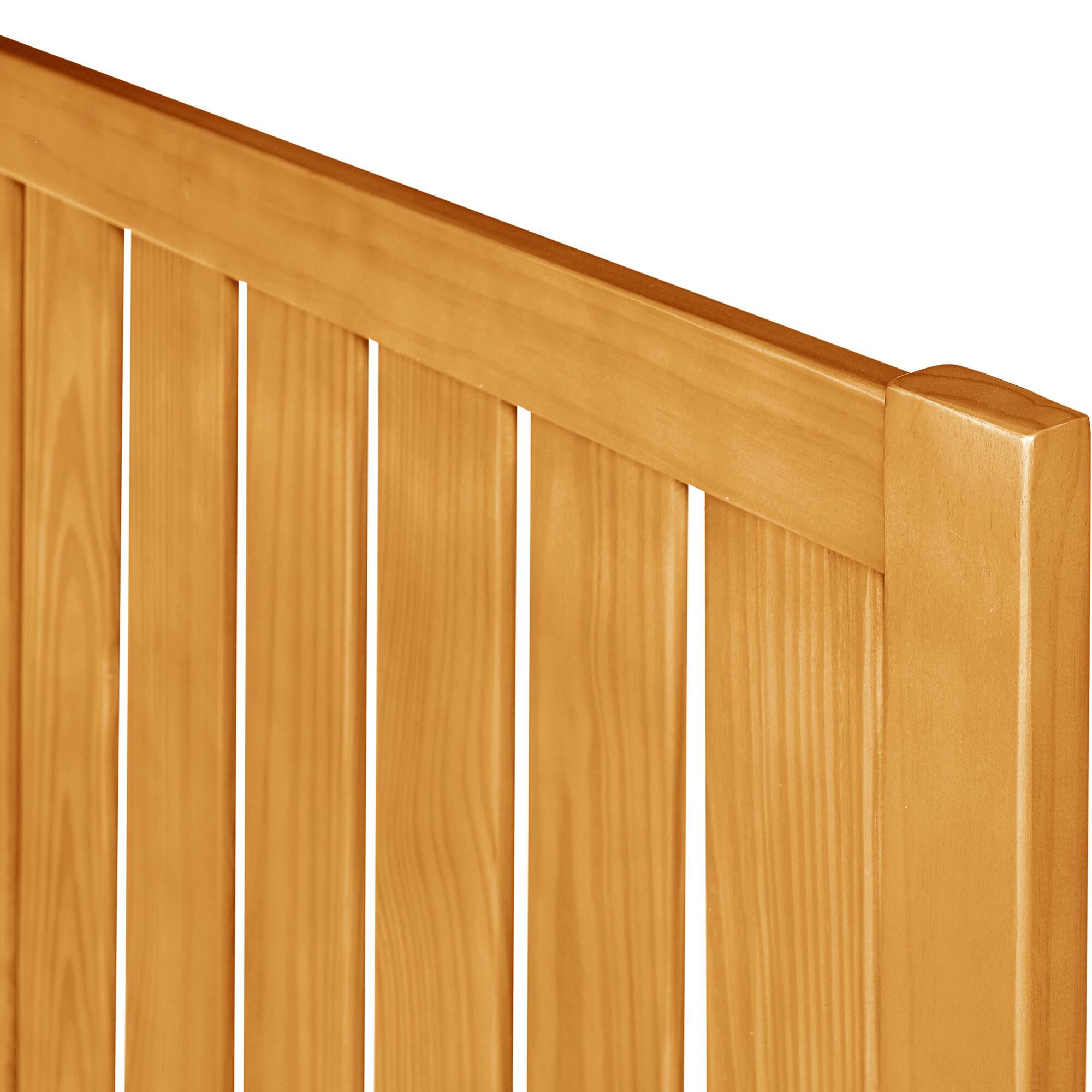 Graham Wooden Platform Bed in Black, Queen, OAK, alternate image number 7