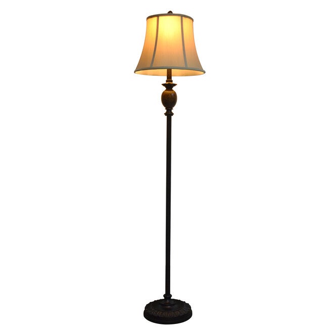 61 inches Bronze and Marble Floor Lamp, , on-hover image number null